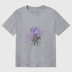 Футболка оверсайз мужская Рейзор, цвет: меланж