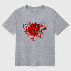 Футболка оверсайз мужская Cannibal Corpse, цвет: меланж
