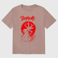 Футболка оверсайз мужская BERSERK, цвет: пыльно-розовый