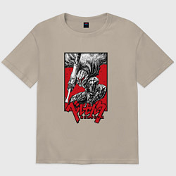 Футболка оверсайз мужская BERSERK БЕРСЕРК, цвет: миндальный
