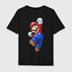 Мужская футболка оверсайз Марио