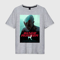 Мужская футболка оверсайз Слезы в дожде Blade Runner