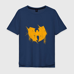 Футболка оверсайз мужская Wu-Tang Yellow, цвет: тёмно-синий
