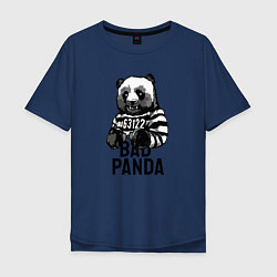 Мужская футболка оверсайз Плохая панда