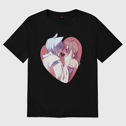 Мужская футболка оверсайз Tomoe and Nanami KIss