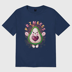 Мужская футболка оверсайз Авокадо принцесса