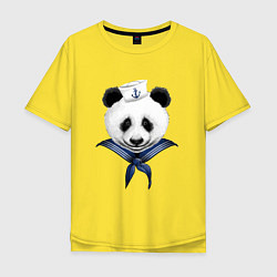 Мужская футболка оверсайз Captain Panda