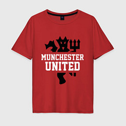 Мужская футболка оверсайз Манчестер Юнайтед Red Devils