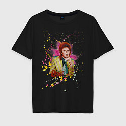 Мужская футболка оверсайз David Bowie Art
