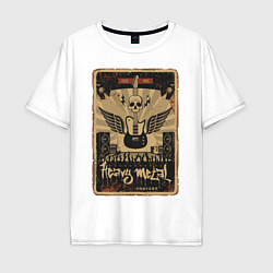 Мужская футболка оверсайз Rock festival - Heavy metal 01