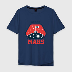 Футболка оверсайз мужская Mars Project, цвет: тёмно-синий