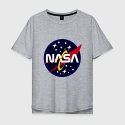 Футболка оверсайз мужская Space NASA, цвет: меланж