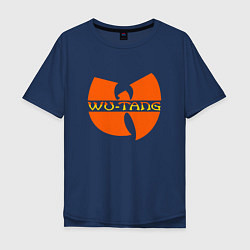 Футболка оверсайз мужская Wu-Tang Orange, цвет: тёмно-синий