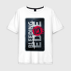 Мужская футболка оверсайз Bleeding Edge Logo