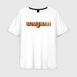 Мужская футболка оверсайз BomjMan Logo