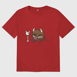 Футболка оверсайз мужская Честер dont starve, цвет: красный