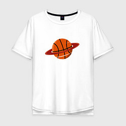 Мужская футболка оверсайз Basketball Planet