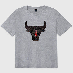 Мужская футболка оверсайз Bulls - Jordan
