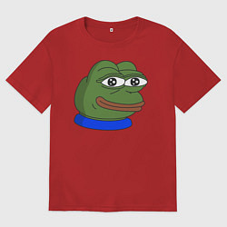 Мужская футболка оверсайз Лягушонок Пепе