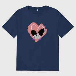 Мужская футболка оверсайз Влюблённые крысы