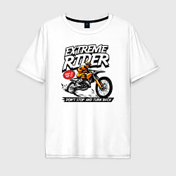 Мужская футболка оверсайз Extreme Rider