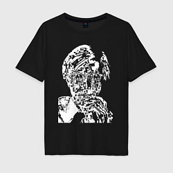 Мужская футболка оверсайз Andy Warhol, self-portrait