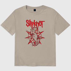 Мужская футболка оверсайз Slipknot Slip Goats Art