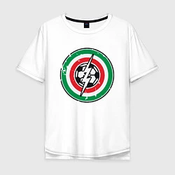 Футболка оверсайз мужская Italy Power, цвет: белый
