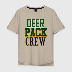 Мужская футболка оверсайз Deer Pack Crew