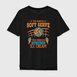 Мужская футболка оверсайз Volley - Soft Serve