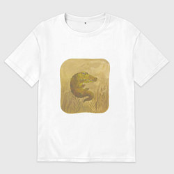 Мужская футболка оверсайз Крокодильчик