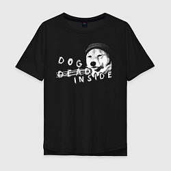 Мужская футболка оверсайз DOG INSIDE SF