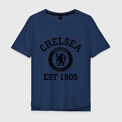 Футболка оверсайз мужская Chelsea 1905, цвет: тёмно-синий