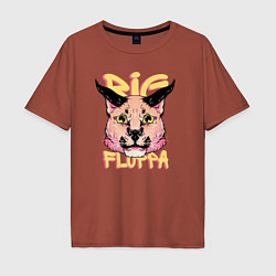 Мужская футболка оверсайз Big Cat Floppa