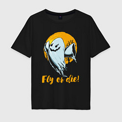 Мужская футболка оверсайз Fly or die!