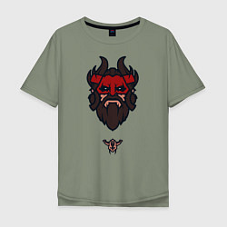 Мужская футболка оверсайз Beastmaster из Доты 2 Rexxar