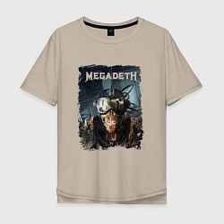Мужская футболка оверсайз Megadeth Poster Z