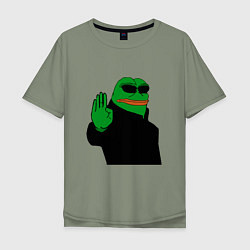 Мужская футболка оверсайз Pepe stop