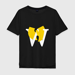 Футболка оверсайз мужская W - Wu-Tang Clan, цвет: черный
