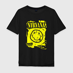 Мужская футболка оверсайз Smells Like Teen Spirit, Nirvana