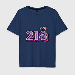 Мужская футболка оверсайз Игрок - 218