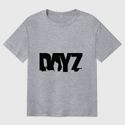 Футболка оверсайз мужская DayZ, цвет: меланж