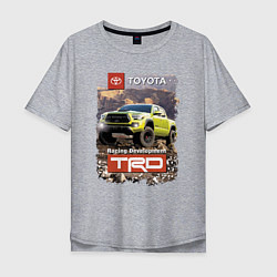 Мужская футболка оверсайз Toyota Racing Development mountains competition