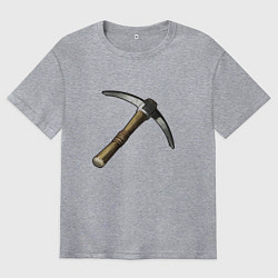 Футболка оверсайз мужская Кирка из Раста, цвет: меланж