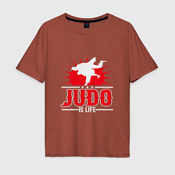 Мужская футболка оверсайз Judo Life