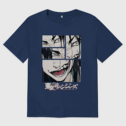 Футболка оверсайз мужская Кейсуке Токийские Мстители, цвет: тёмно-синий