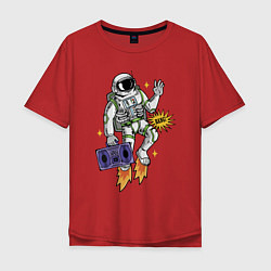 Мужская футболка оверсайз Space disco bang!