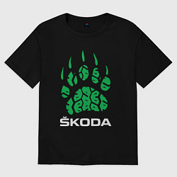 Мужская футболка оверсайз SKODA ШКОДА ХИЩНИК