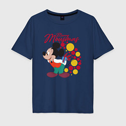 Мужская футболка оверсайз Mickey Merry Mousmas