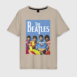 Мужская футболка оверсайз The Beatles - world legend!